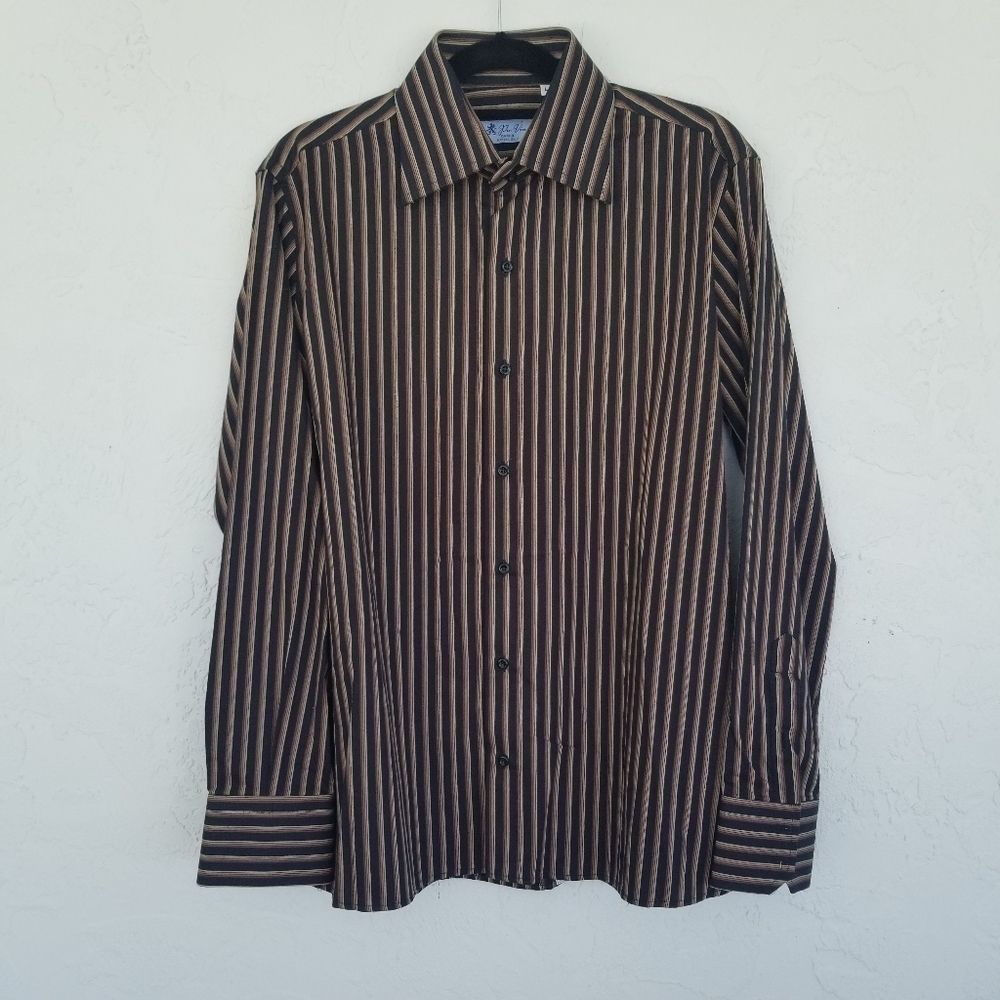 Camicie Black Stripe Size L Shirt